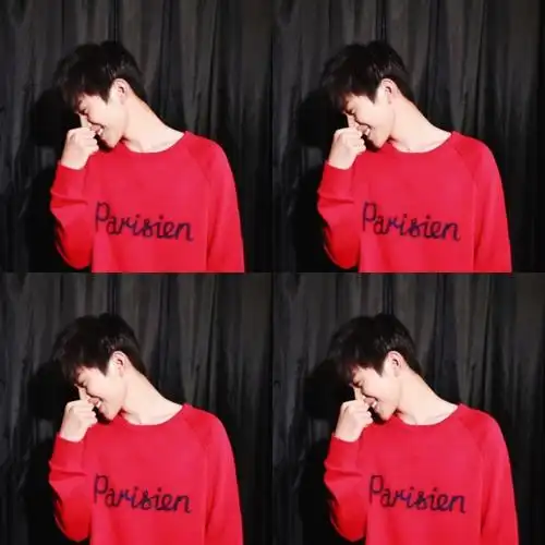 易烊千玺梨涡仰头笑感染力十足