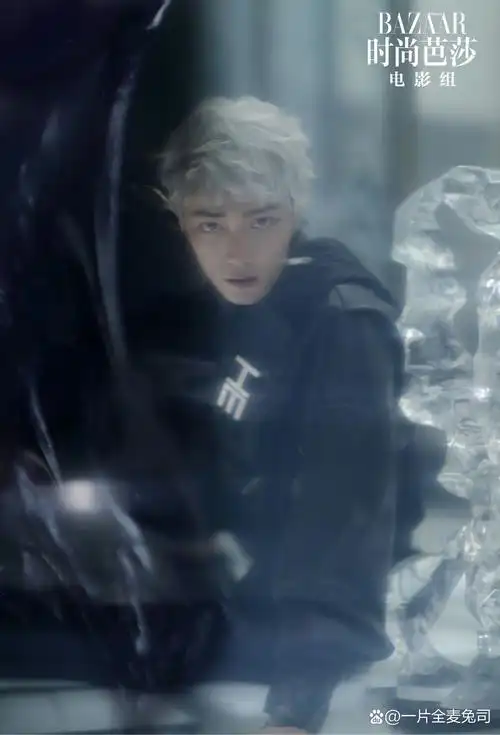 肖战银发造型 200113 时尚芭莎#肖战