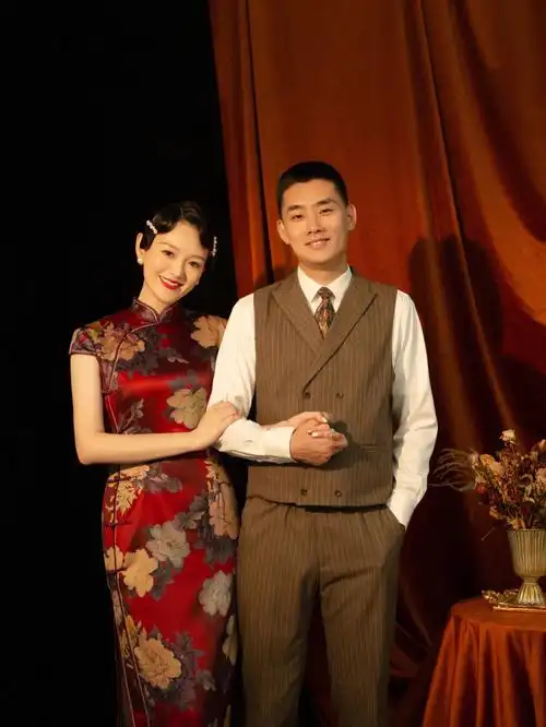 旗袍婚纱照威海婚纱照