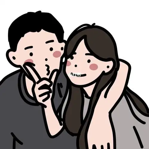 情侣头像捏捏脸搞怪