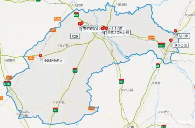 松原是吉林省辖地级市,属温带大陆性季风气候,素有"粮仓,林海,肉库,鱼