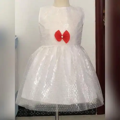 儿童环保走秀服装时装手工自制创意秀幼儿园手工制作衣服女童创意亲子