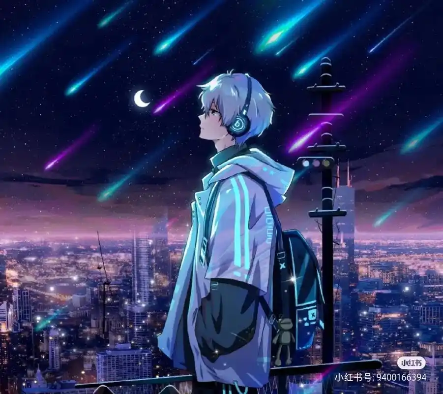 二次元男生头像 - 抖音