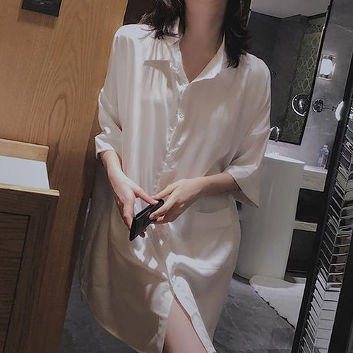 一折睡衣女性感情调衣人