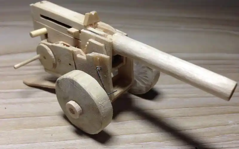 制作一门可以调角度的意大利炮