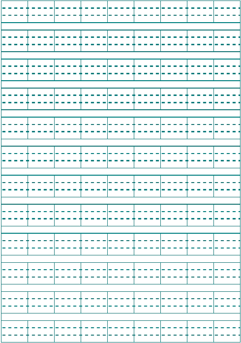田字格拼音模版,自制描红字帖(1)