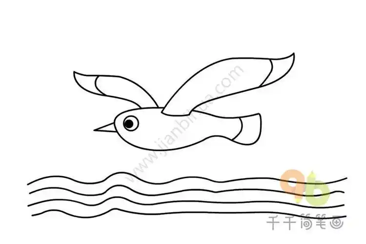 2022最新海鸥简笔画 海鸥简笔画简单画法