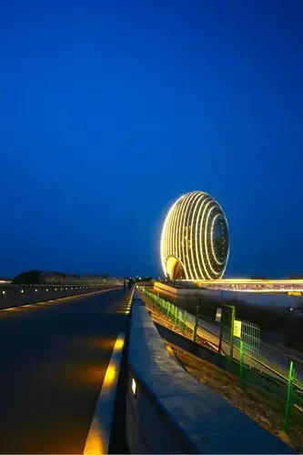 怀柔雁栖湖夜景