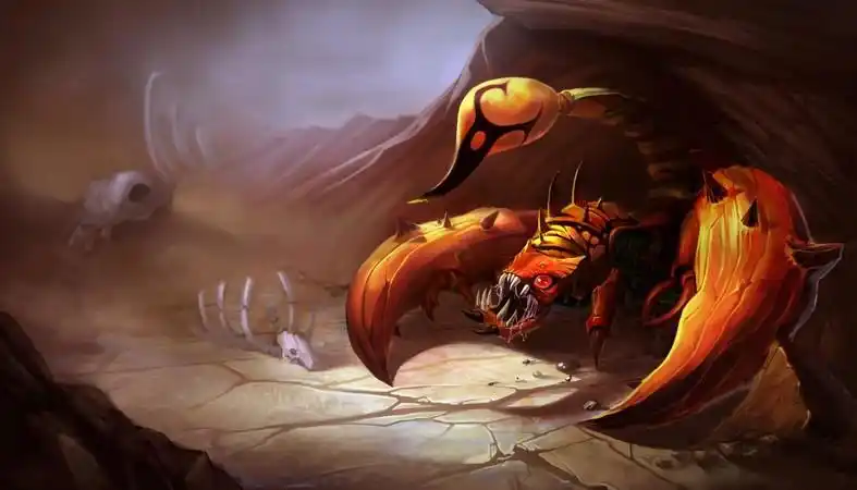 lol英雄联盟水晶先锋斯卡纳蝎子沙暴巨蝎皮肤6