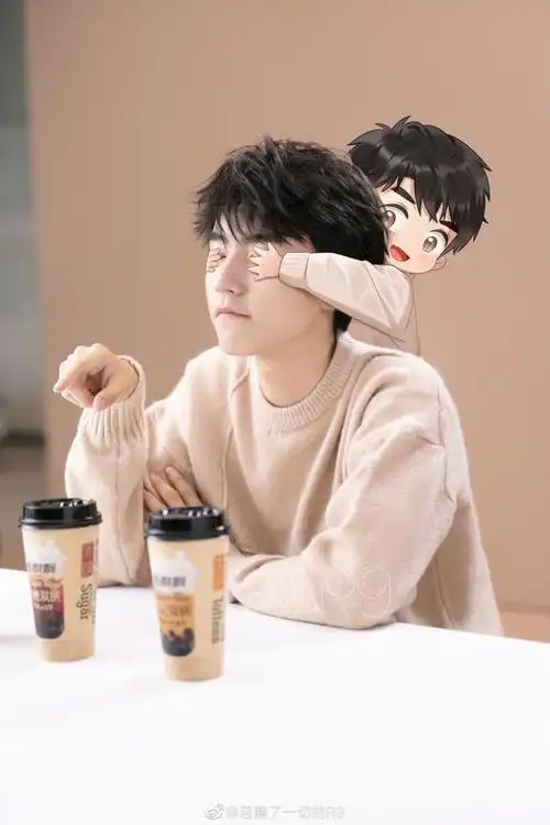 饭绘的卡通q版萌物,当小凯遇上小小凯系列