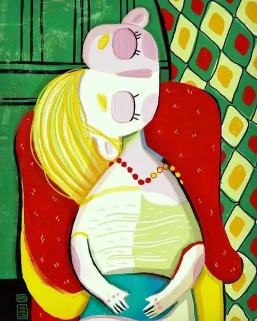 这个俄罗斯艺术家将世界名画中的人物全部化成了清新可爱的头像