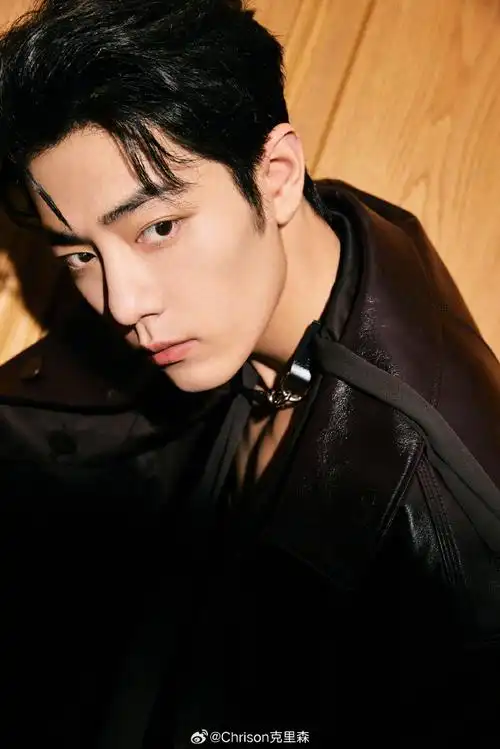 肖战低胸领带造型