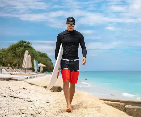 泳衣男套装长款潜水服男士上衣防晒速干浮潜冲浪服长袖长裤温泉游泳衣