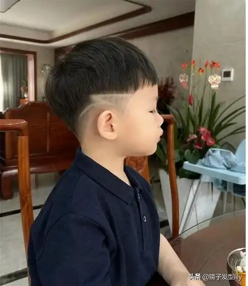 小男孩的发型图片短发 潮流(14款个性又帅气的小男孩发型)(9)