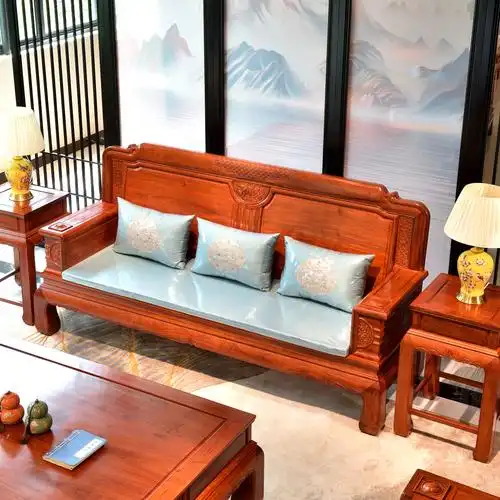 沙发中式红木家具明清沙发客实木紫檀大果古典花梨实木沙发