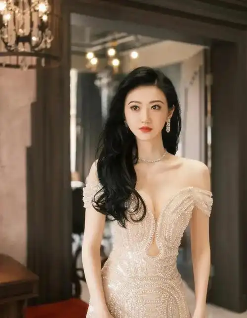 景甜才是性感水蜜桃露肩造型诠释清纯可爱与性感迷人