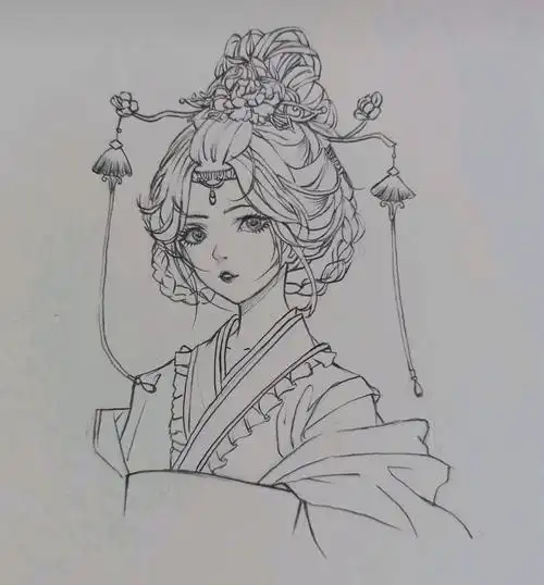 教你画一个超好看的古风小姐姐 - 半次元 - acg爱好者社区