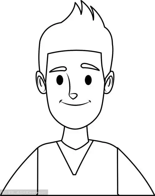 微笑的男人肖像男性性格的人