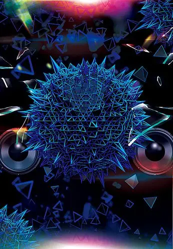 酷炫音乐节演唱海报