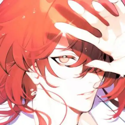 二次元红发少年头像 高清好看帅气的头像动漫男生红发图片_男生动漫