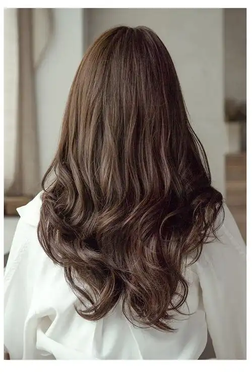 跨境 假发女中长发大波浪卷长卷发网红圆脸全头套式发套 现货批发