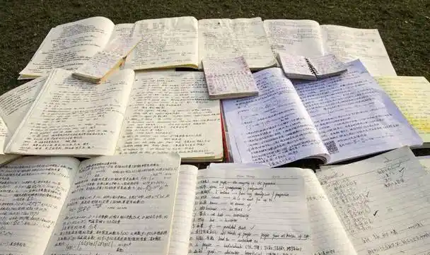 学霸们的高中笔记,密密麻麻都是字,网友:考上是应该的