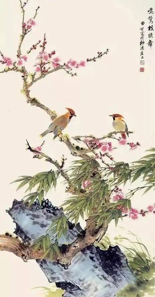 67国画里的绝美春色太醉人了