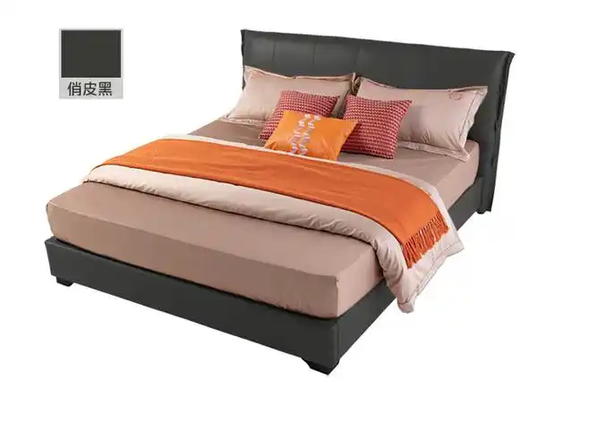 穗宝皮艺床床18米15米单双人床现代简约主卧室软床床架纳维亚之邦
