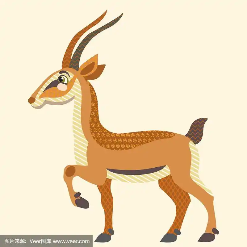 矢量动画羚羊
