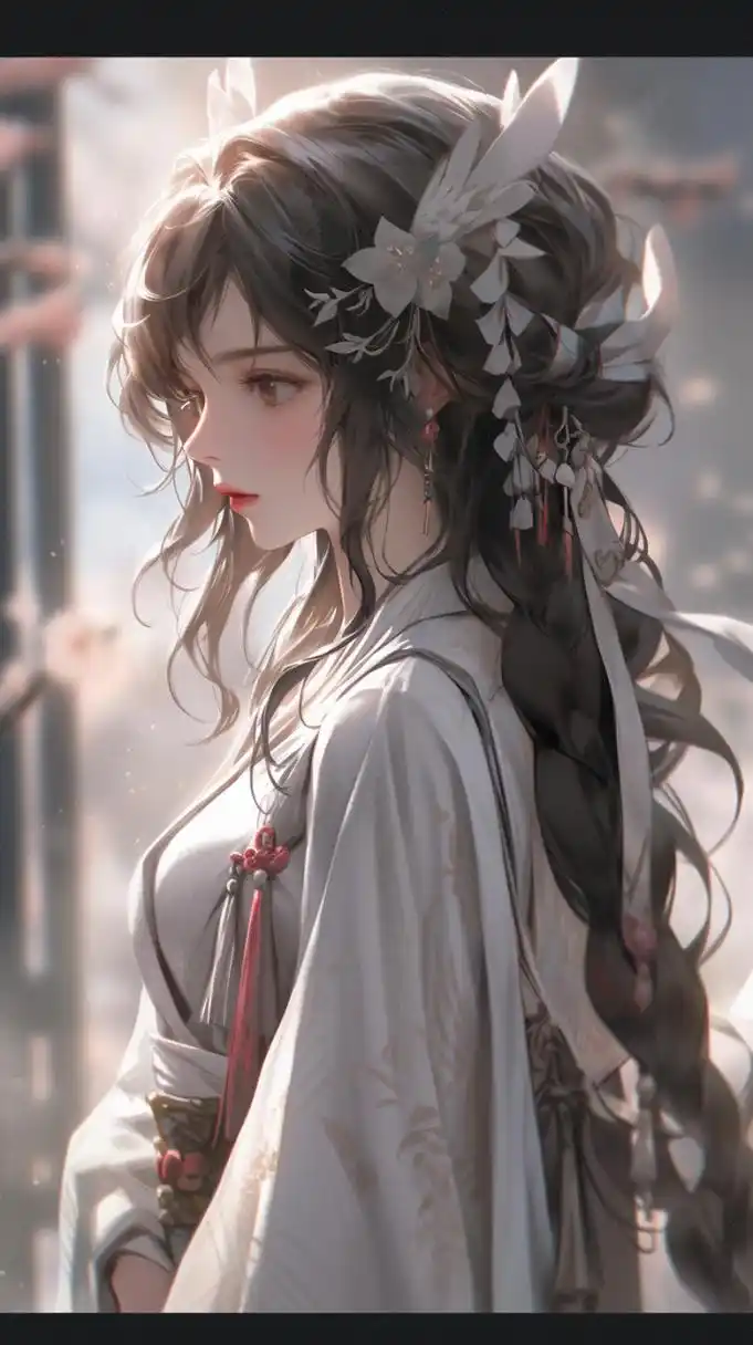 二次元# #古风# #二次元美女# #古风美女# 行走于尘世间,洒下恬静的