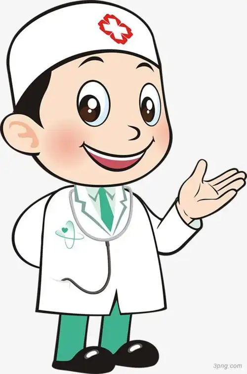 卡通医生png素材透明免抠图片-卡通手绘