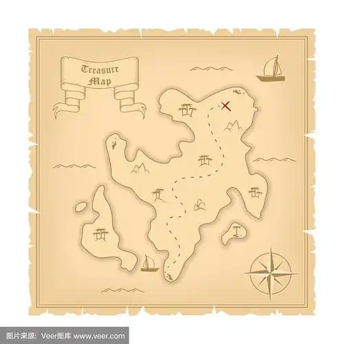 海盗旧藏宝图的模板