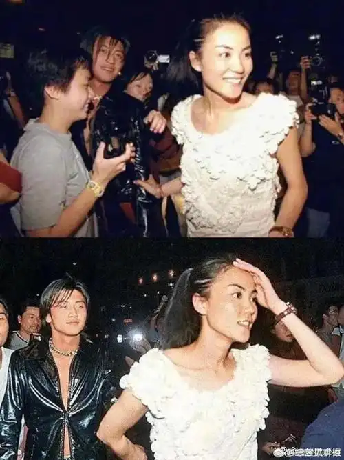 海关战线香港首映王菲看谢霆锋的眼神