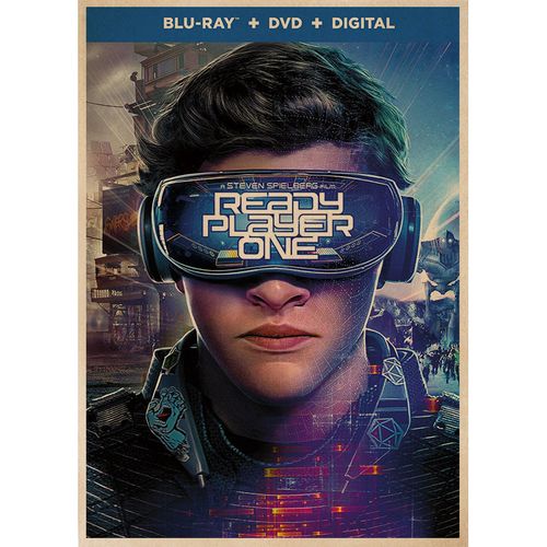 头号玩家游戏科幻电影复古怀旧牛皮纸海报酒吧ktv茶餐咖啡厅挂画