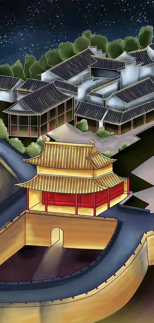 古镇|插画|创作习作|云翊 - 原创作品 - 站酷 (zcool)