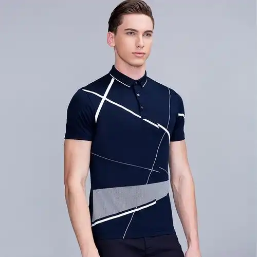 七匹狼短袖t恤夏季中年男士夏装体恤polo衫男装潮