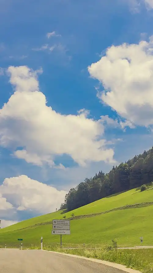 清新自然郊区唯美风光,高清图片,手机壁纸