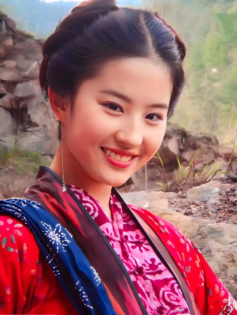 《仙剑三》刘亦菲超高清旧照,奇装异服轻松驾驭,永远为16岁的赵灵儿