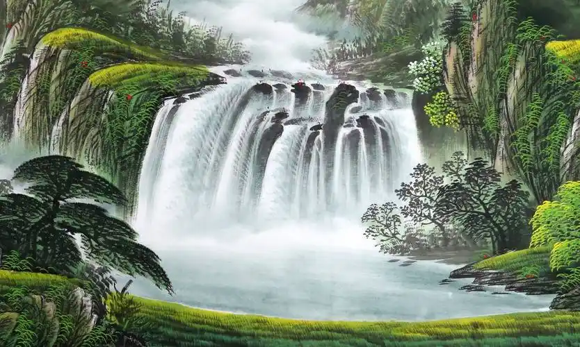 在客厅挂一些吉祥风水画,会增加家里的财运-风水八字同城网