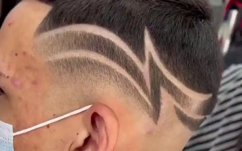 国外发型鉴赏学习|男士刻痕发型