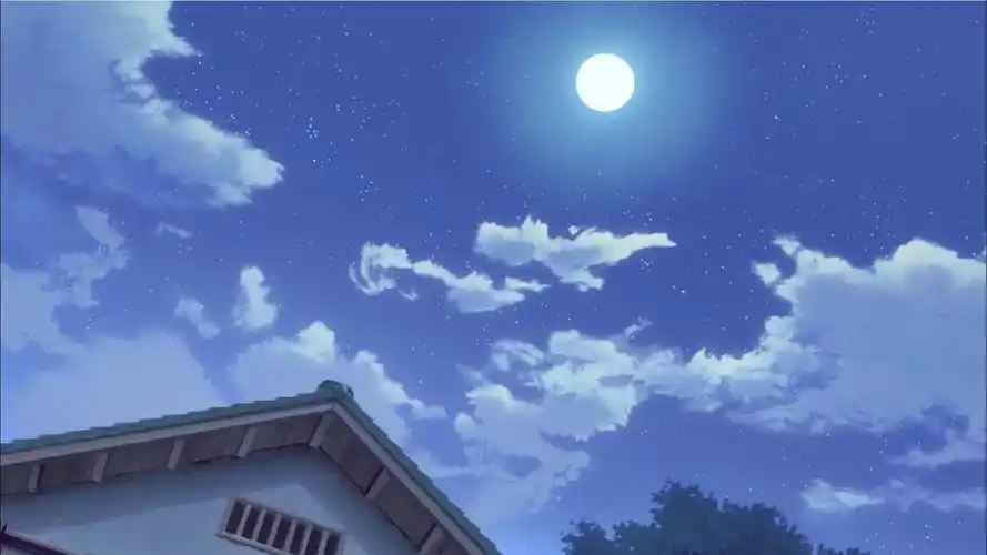 自截动漫场景图夏目友人帐里的天空好美啊