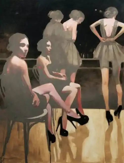 穿红色高跟鞋女郎! 给人一种醉醺醺的诱惑!