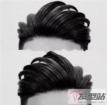 发量多男生适合的发型两边铲背头好时髦