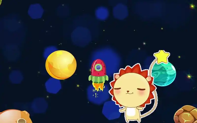 太空小狮子led背景视频