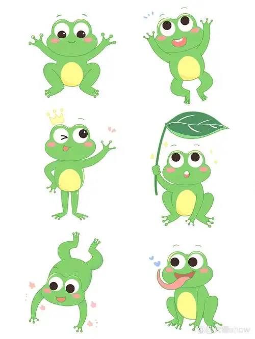 97卡通青蛙|免扣素材97