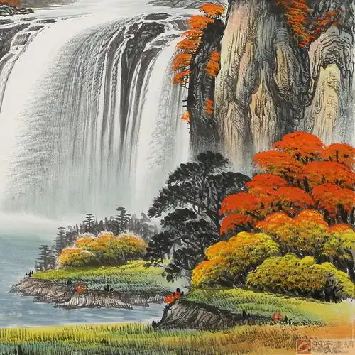 已售吴东四尺鸿运当头著名易经风水画家