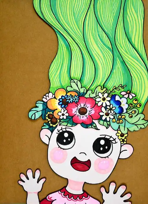 儿童画##儿童创意动漫卡通画