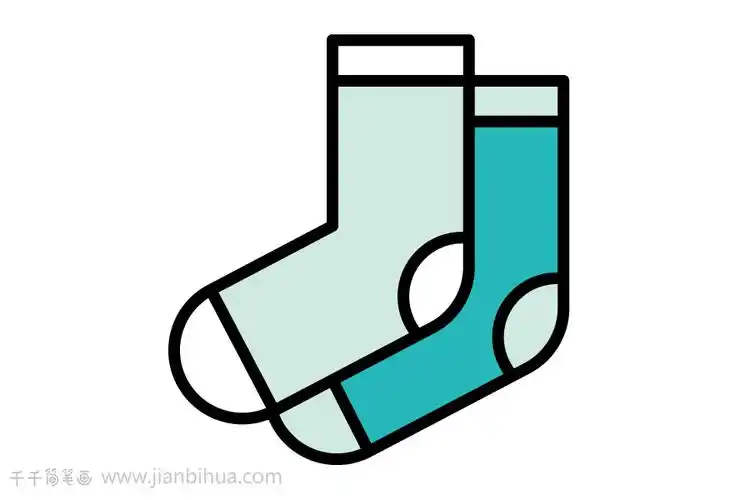 幼儿简笔画袜子的画法