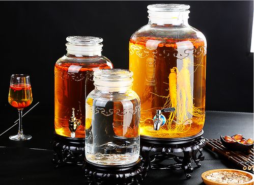 酒瓶加厚无铅泡药广口磨砂瓶无铅玻璃自酿葡萄密封罐