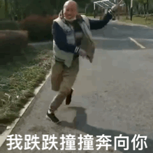 我跌跌撞撞奔向你(高飞动图表情包)_飞动_跌跌撞撞_奔向表情